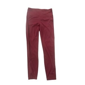 Whisper Maroon High-Waisted Leggings Size M